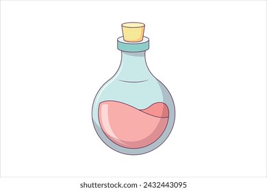 Magic Potion Fortune Sticker Design