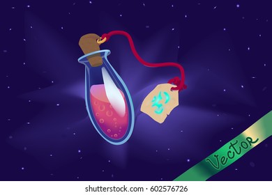Magic potion, game illustration