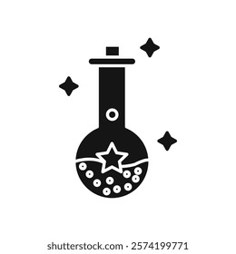 Magic potion icon Simple thin line flat symbol