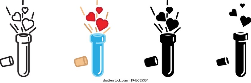 Magic potion icon , vector