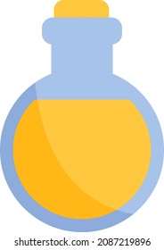 Magic potion, illustration, vector, on a white background.