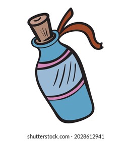 Magic Potion Isolated Vector Halloween Elements
