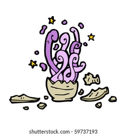 magic potion pot cartoon