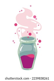 icono de poción mágica en bote