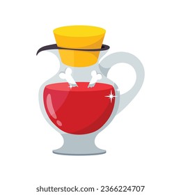 Magic potion vector colorful stickers Icon Design illustration. EPS 10 File