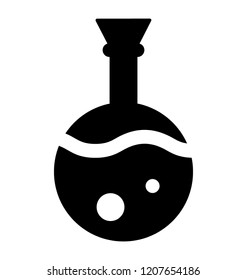 
Magic potion vector icon isolated on white background
