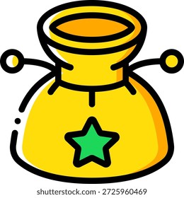 Icono de juego de bolsa de energía mágica