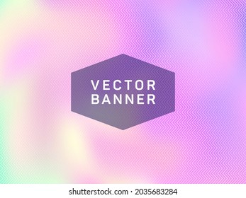 Magic presentation holographic gradient vector template. Fluid shimmer overlay elements. Energetic gradient holographic background for presentation.