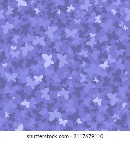 Magic purple background with fluttering butterflies that scatter in different directions for texture and wrapping paper