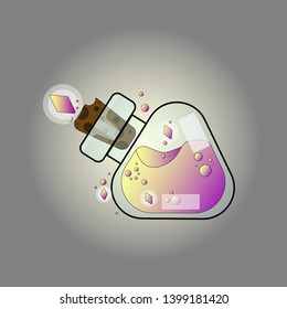 magic purple diamond drink bottle