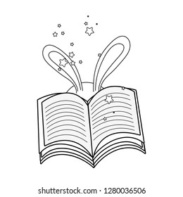 magic rabbit ears with book