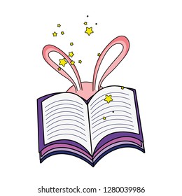 magic rabbit ears with book