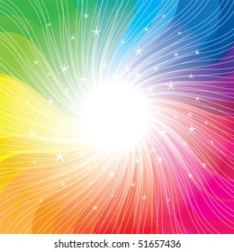 magic rainbow background