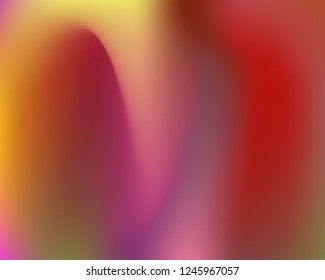 Magic Rainbow Colors Gradient Background. Wavy Fluid Shapes Colorful Template. Iridescent Futuristic Gradient Texture. Neon Light Colors Mesh Vector Design
