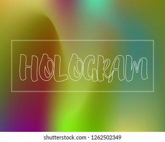 Magic Rainbow Colors Gradient Background. Wavy Fluid Shapes Colorful Template. Iridescent Futuristic Gradient Texture. Neon Light Colors Mesh Vector Design