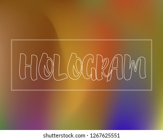 Magic Rainbow Colors Gradient Background. Wavy Fluid Shapes Colorful Template. Iridescent Futuristic Gradient Texture. Neon Light Colors Mesh Vector Design