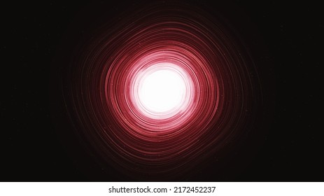 Magic Red Spiral Black hole on Galaxy background with Milky Way spiral,Universe and starry concept design,vector