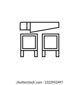 magic saw outline icon. Signs and symbols can be used for web, logo, mobile app, UI, UX