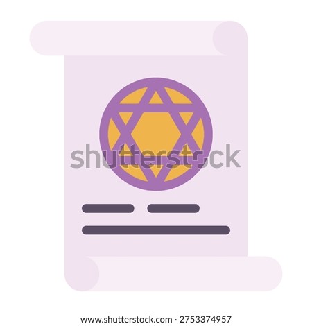 Magic Scroll Ancient Spell Parchment