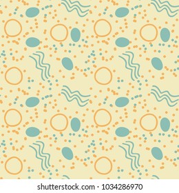 Magic sea life creative pattern. Digital design for print, fabric, fashion or presentation.