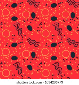 Magic sea life creative pattern. Digital design for print, fabric, fashion or presentation.
