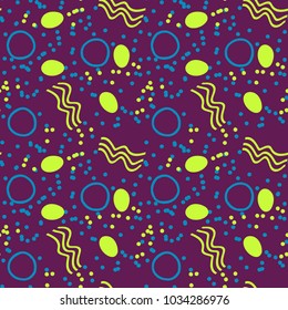 Magic sea life creative pattern. Digital design for print, fabric, fashion or presentation.