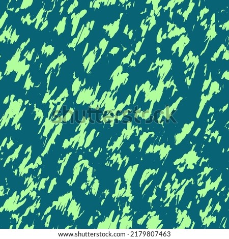 Magic Seamless Doddle Graphic Print. Camouflage Texture Saturated  Seamless Pattern. Yellow Repeated Circle Graphic Wrapping. Vivid Seamless Color Vector Illustration.