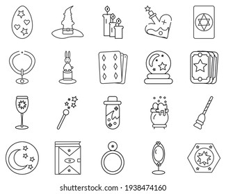 magic set vector type icon