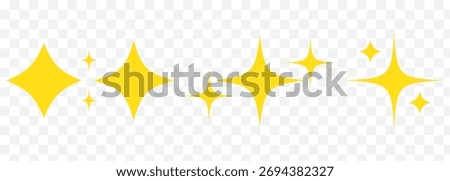 Magic shine spark icon graphic vector simple, flat dream glitter twinkle stars graphic pictogram glyph symbol set, shiny shimmer shimmer glow line outline element, light glare flare cartoon image.