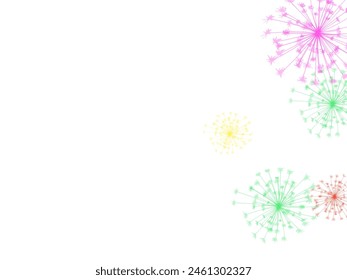 Magic shining cyan blue pink gold flying stars isolated on white border. Little Tiny Multicolor Sprockets on White Background. 
