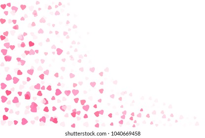 Magic shining hearts background for Valentine's Day.
