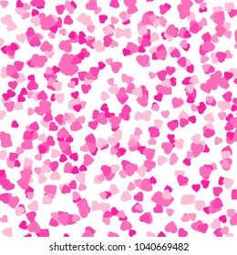 Magic shining hearts background for Valentine's Day.