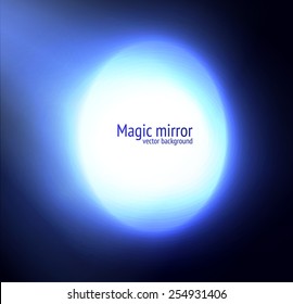 Magic shiny mirror vector background. Eps10.
