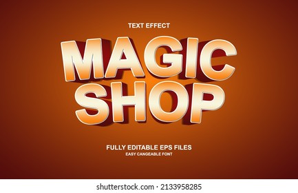 Magic Shop Editable Text Effect