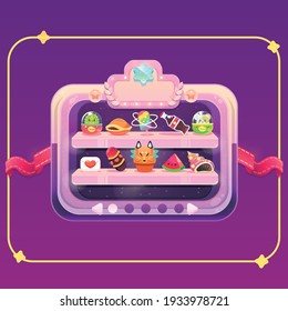 Magic shop with exotic items that you have never seen  ( GAME UI )