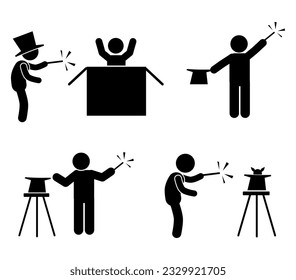 magic show. magician, magic, spell, trick