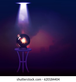 Magic Show poster design template. Magic show flyer design. Magical illusion fiction in theater