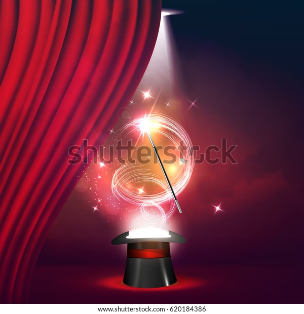 Magic Show Poster Design Template Magic Stock Vector (Royalty Free ...