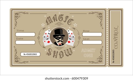 magic show  ticket concert coupon admit film entertainment 