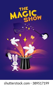 The Magic Show. Vector Illustration