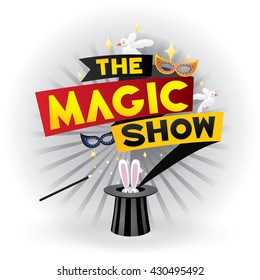 The Magic Show. Vector Illustration