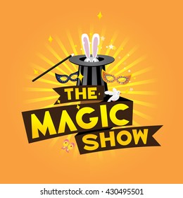 The Magic Show. Vector Illustration