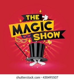 The Magic Show. Vector Illustration