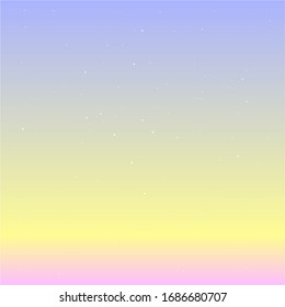 Magic Sky With The Stars Wallpaper Background Yellow Pink Blue Gradation