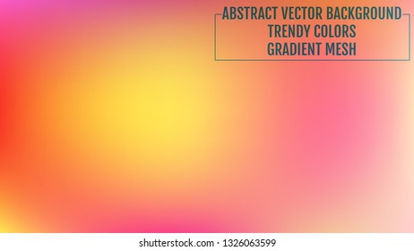 Magic soft color background. Modern screen vector design for mobile app or user interface. Mesh gradient. Nature backdrop.  Ecology concept for your graphic design, banner or poster