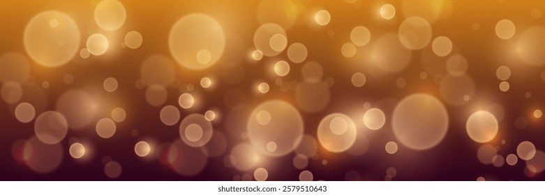 Magic sparkling dust bokeh and light. Vector illustration