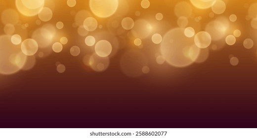 Magic sparkling dust bokeh and light. Vector illustration