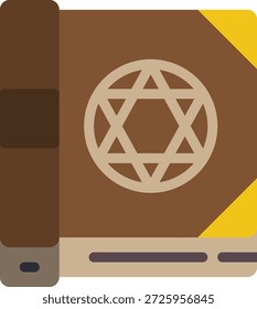 Libro de hechizos mágicos, biblia, icono de tomo