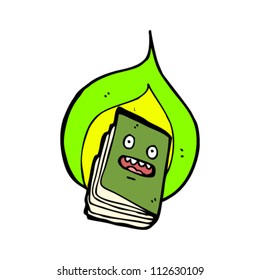 magic spell book cartoon