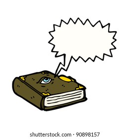 magic spell book cartoon
